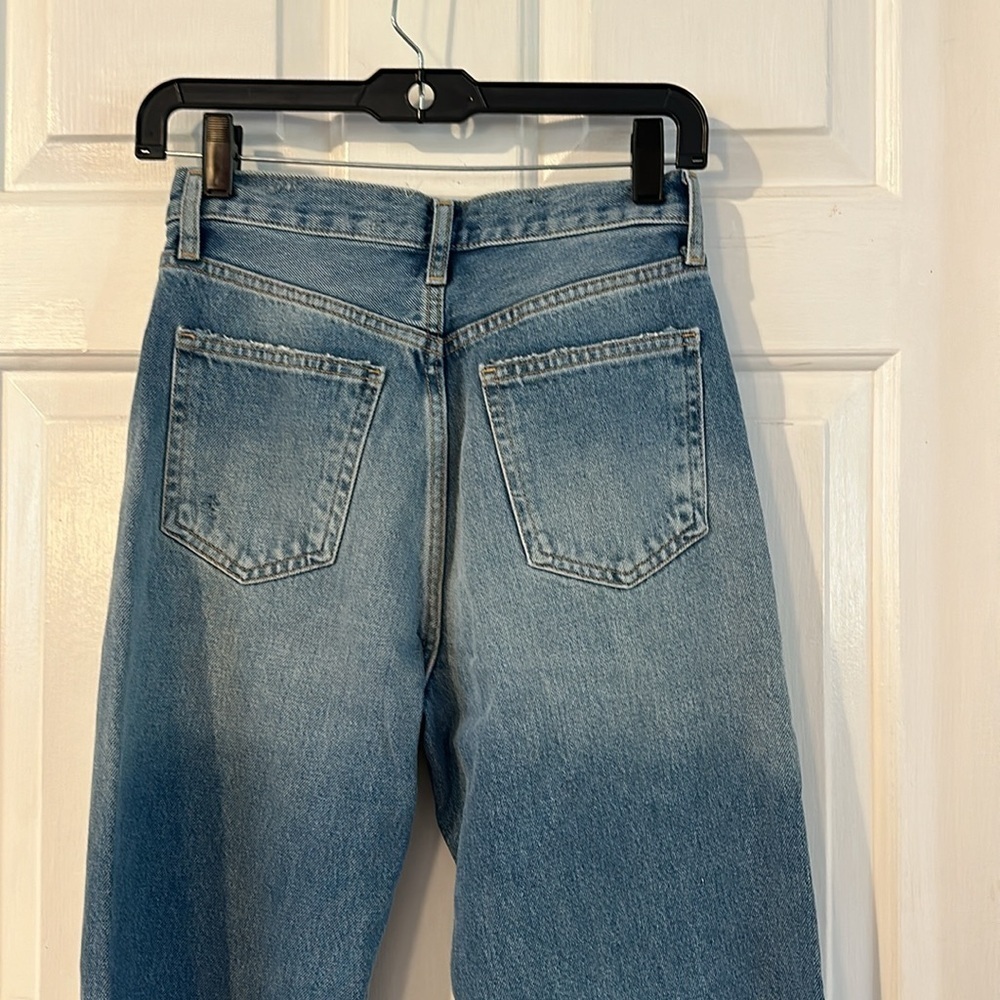 NWT Women’s Zara High Rise Wide Leg Denim Jeans Size 34 US (2) - Picture 6 of 10